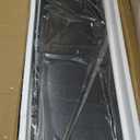 HCHQHS Bookshelf, 3-Tier Industrial Bookcase, Black Open Book Shelf, Freestanding Horizontal Bookshelves with Metal Frame