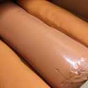 Sintuff 4 Pcs 44 x 21 x 4 Patio Chair Cushions Outdoor Chair Cushion Seat/Back Tufted Pillow with Ties Water Resistant Replacement Indoor Patio Furniture Outdoor Furniture (Solid Color,Orange)