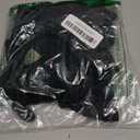 Segbeauty 8 Counts Elastic Touchscreen Black Sleeping Cotton Gloves Liners, 4 Pairs Hand Moisturizer Gloves with Elastic Band, Soft Sleeping Work Glove for Dry Hands Overnight Care Lotion Cotton Glove (Large)