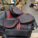 Deck Car Seat Covers, Black And Red