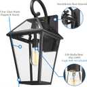 Large Outdoor Light Fixtures Wall Mount 21'' Waterproof Exterior Wall Lanterns with Glass, Outdoor Wall Light, Outside Wall Sconces, Front Porch Lights for House Garage Doorway Patio 1 Pack
