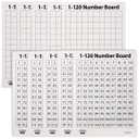 LEARNING ADVANTAGE Dry Erase Boards - Numbers 1-120 - Set of 10