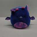 Squishmallows Original 14in Milan The Navy Blue Fruit Bat with Heart Headband  Official Jazwares Plush (Large)