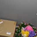 24 Inch Spring Wreaths for Front Door  Weatherproof 5-in-1 Multi-Color Farmhouse Flower Wreath with Interchangeable Extra Color Bag  Boxwood Greenery Floral Wreath for Home Dcor Outdoor Indoor