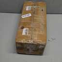 2ft Pre-Lit Artificial Mini Christmas Tree,24 Inch Snowy Flocked Small Tabletop Christmas Tree with LED Light,White Xmas Pine Tree for Home Desk Indoor Decor, Perfect with Burlap Base