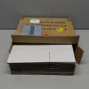 Hoikwo 5x5x5 Shipping Boxes Set of 25, White Corrugated Cardboard Box for Small Business for Packaging Mailing