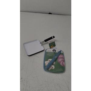 culinary elements cutting board and parking knife set 2ct 8 in ,grilled cheese pan 5.5inch