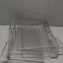 HBlife 6 Pack Closet Organizers and Storage, Clear Shelf Dividers, Vertical Purse Organizer for Closet Perfect for Sweater, Shirts, Handbags in Bedroom and Kitchen, Acrylic Bookshelf for Organization