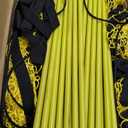 Portable 22ft x 12ft x 8ft Baseball & Softball Batting Cage with Pitching Machine Hole, 3ply 1.25'' Yellow Netting, Secure Steel Poles, 12.7MM Fibreglass Poles, Carry Bag Included