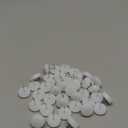 40 PCS Nail in Furniture Glides 18mm Nylon Chair Glides for Wood Floors, White Plastic Table Leg Protectors Chair Feet Sliders, Plastic Chair Legs Tack on Furniture Pads for Hardwood Floors