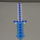 Fun Central LED Light-Up Pixel Sword  18 8-Bit Style Light-Up Toy with Multicolor Flashing LEDs, Stocking Stuffer & Party Favor