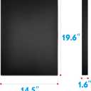 Presentation Book 40 Clear Pockets Sleeves Protectors Art Portfolio Clear Book for Artwork, Report Sheet, Letter (Can Accommodate 19.1 X 13.3inch)