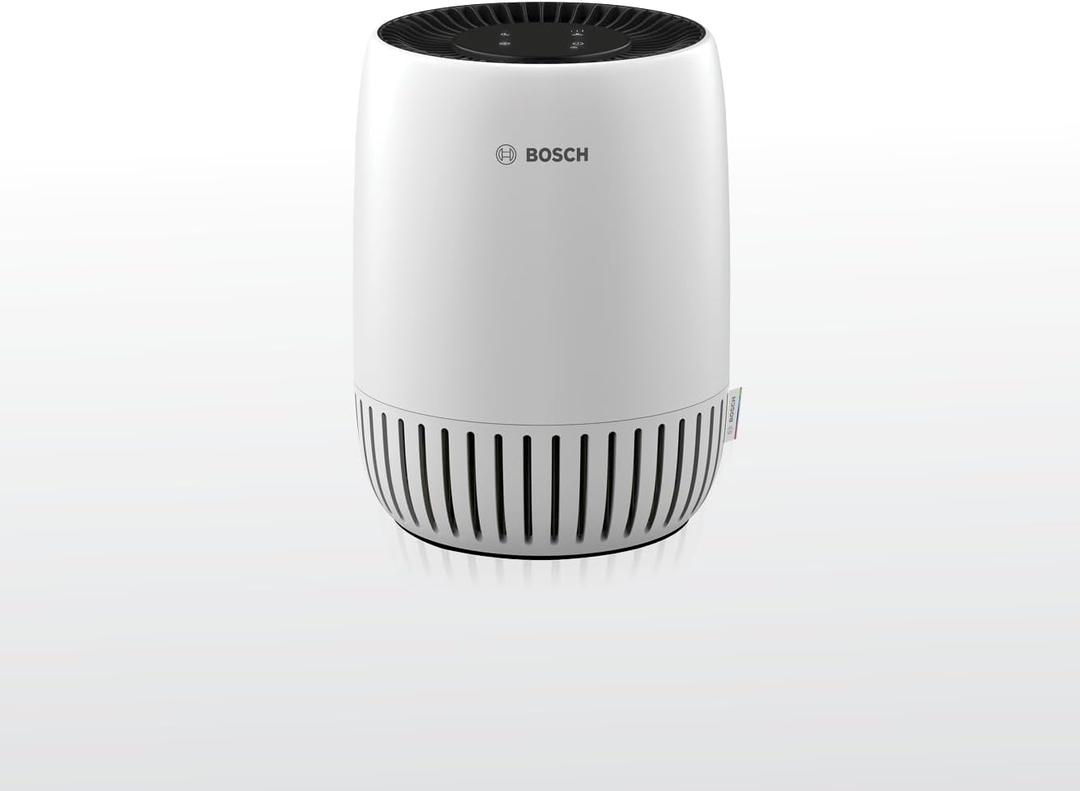 BOSCH Air Purifier for Home, Small Spaces (Covers, 500-sq ft), 2-in-1 Filter for Pollen, Smoke, Dust, Dander, Outdoor Pollution, Odors, Air 500, White