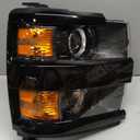 Headlights Halogen Assembly fits 2015-2019 Chevy Silverado 2500HD