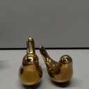 NWFashion Golden Ceramic Animal Figurines Home Decoration Furniture Desktop Display (Small+Medium)