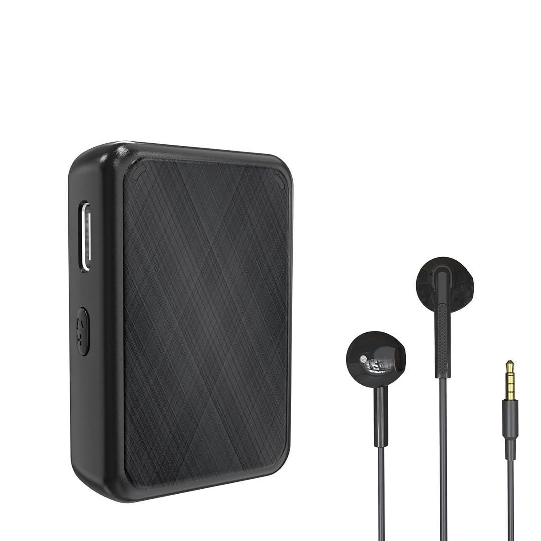 Rechargeable Hearing Amplifier with Noise Reduction, 16-Channel Digital Chip,40db Sound Gain, for Seniors