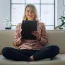 Case for iPad Pro 12.9 Inch 2018-2022 (3rd-6th Gen) iPad Air 13 Inch 2024(M2) / 2025(M3) with Pencil Holder, Slim Magnetic Case Compatible with Magic Keyboard & Smart Keyboard Folio, Protective Cover