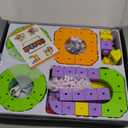 klick Rail Electric Train Set 3D Magic Flexible Race Track for Kids 3 4 5 6 7 8 Years Old, Race Car Track with Anti-Gravity, Educational STEM LearningToy for Boys Girls Birthday