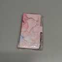 Fingic for Samsung Galaxy S23 FE Case Wallet for Women Girls[with 9 Card Holders] Marble Rose Gold PU Leather Detachable Wrist Strap Fullbody Slim Shockproof Phone Case for Samsung Galaxy S23 FE,2023