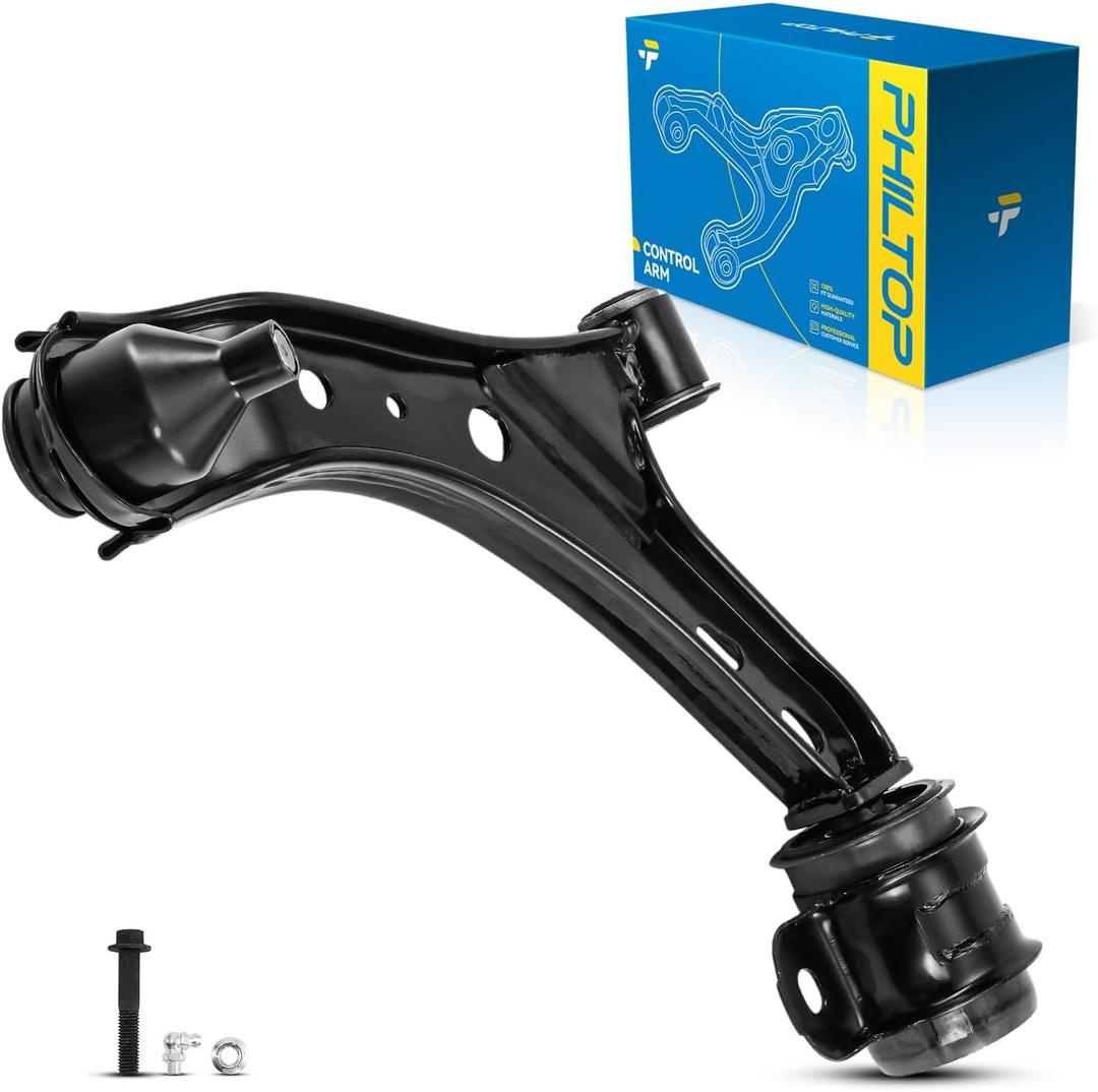 PHILTOP K80726 Front Lower Right Control Arms with Ball Joint Fit for Mustang 2005 2006 2007 2008 2009 2010 Suspension Kit