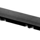 IncStores Edge Pieces for Nitro Interlocking Garage Floor Tiles | Ramped Edges for Our Plastic Floor Tiles to Build Smarter Garage, Workshop, Shed, or Trailer | Black, Male Edge