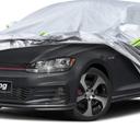 Kaugung 6 Layers Hatchback Car Cover Custom Fit Volkswagen Golf from 2003 to 2025, Waterproof Car Cover All Weather for Automobiles Outdoor Indoor with Zipper Door, Sun Rain Dust Snow Protection.
