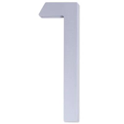 2 Inch Stainless Steel House Numbers - Ultra Rustproof, Heavy-Duty, Weather-Resistant, Recyclable & Easy to Install (Silver 1)