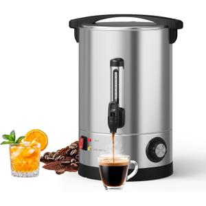 Garvee 70 Cup Commercial Coffee Urn, 10L Stainless Steel