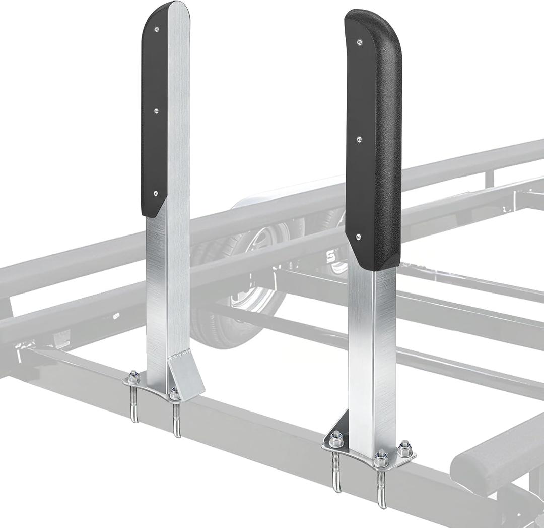Pontoon Boat Trailer Guide-Ons for 2" Trailer Rail,30"H Boat Trailer Guide, For 2" Trailer-2PK