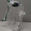 OGGI Clear Carafe w/Flip Open Lid - Ideal Juice Bottle, Clear Pitcher with Lid, Tea Pitcher, Water Carafe, 1.6 Lt(54Oz), Black