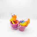 Sand Toy Bucket Pink 2 pack