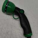 H2O WORKS Garden Hose Nozzle Thumb Control Heavy Duty Metal Water Nozzle with Adjustable Watering Patterns High Pressure Hose Nozzle Sprayer, Perfect for Car Washing and Pets Showering
