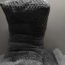 Wedge Headboard Pillow - Bed Wedge Pillow for Headboard Triangular Headboard Pillow with Neck Roll Pillow-Large Bolster Pillow for Sitting in Bed Backrest Positioning Support (Grey,54x8x20 Inches) (Full)