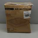 OhGeni Cal King Air Mattress with Built in Pump, 18" Tall Inflatable Blow Up Bed, Luxury Comfort for People(190CM Height), Keep Feet from Dangling, Foldable & Portable Colchon inflables, Black