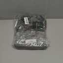 Christian Art Gifts Value Poly-Canvas Bible Cover for Men & Women: Strong & Courageous Bold Lion - Joshua 1:9 Inspirational Scripture w/Pocket, Sleeves, Pen Loops to Organize Accessories, Gray, Large