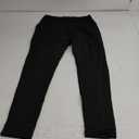 FULLSOFT Fleece Lined Leggings Women High Waisted Tummy Control Workout Winter Thermal Warm Soft Yoga Pants (Large-X-Large, X-black(with Pockets))