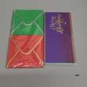 WorldBazaar Mini Christmas Cards with Envelopes Stickers 24 Pack Gold Foil Mini Christmas Greeting Cards Bulk Mini Note Cards School Business Supplies