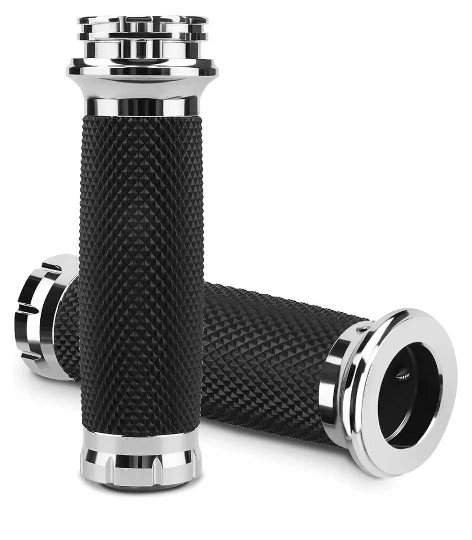 1 Inch/25mm Handlebar Grips Motorcycle Throttle Grip Universal for Harley Davidson Dyna Sportster 883 1200 Road King Electra Glide Softail Touring