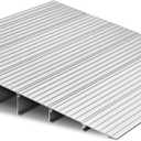 VEVOR Door Threshold Ramp, 6 inch Rise, Aluminum Alloy Threshold Ramp Rated 800 lbs Load Capacity, Handicap Ramps for Home Steps for Wheelchair, Scooters, Power Chairs, Walkers, Bicycle, Tricycle