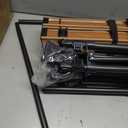 TOPINCN Camping Table, Portable Camping Side Table Outdoor Folding Table with Bag and Roll Belt, Three Legged Design for Camping, Picnics, Hiking