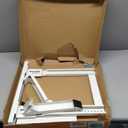Jeacent Universal Window Air Conditioner Support Bracket No Drilling ,No Tools, Heavy-Duty Window AC Bracket Supports Up to 200lbs, Fits Single or Double Hung Windows (White)