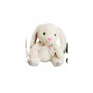 Holiday Home 12" Cream Bunny Plush