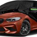 Waterproof Car Cover Replace for BMW M2 2 Series 2014-2025 (F22/F23 G42 F87 218i 220i 230i 228i 235i 240i), 210T Custom-Fit Protector with Night Reflective Strips for Snow Rain Dust Protection
