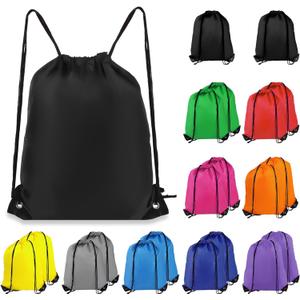 Drawstring Backpack 20Pcs Drawstring Bags, Draw String Back Bag Drawstring Bags Bulk for Sports, Gym, Travel, Swimming, Beach (10 Colors) (Multicolor)
