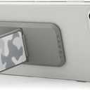HANDL New York Phone Grip & Stand  Multifunctional Finger Holder with Strong Adhesive, Wireless Charging Compatible  Sleek Camo Design for iPhone, Samsung & All Smartphones (White)