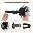 PLULON 6 Pcs 1920s Flapper Great Gatsby Accessories for Women 1920S Women Flapper Accessory Fashion Roaring 20s Costume