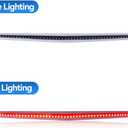 Third Brake Light with Strobe Flash for 2006-2011 Cadillac Dts, Car Rear Cab Center Tail Lights High Mount 3rd Stop Reverse Cargo Led Lighting