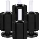 AQUANEAT Aquarium Sponge Filter Breeding Fry Betta Shrimp Nano Fish Tank 4pcs (M Large up to 50Gal)