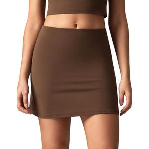 Colorfulkoala Dreamlux Tennis Skirt with Inner Shorts Pockets High Waisted Casual Athletic Golf Skort for Women (Green, L)
