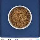 Ptlom Pet Placemat for Dog and Cat, Waterproof Non-Slip Silicone Feeding Bowl Mat Prevent Food and Water Overflow, Puppy Dish Feeder Fountain Trays Suitable for Medium and Small Pets, Navy Blue (11.8"L x 11.8"W)